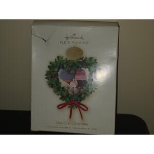 Hallmark‎ Keepsake 2009 - OUR FIRST CHRISTMAS - Christmas Ornament- NIB
